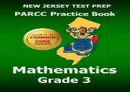 NEW JERSEY TEST PREP PARCC Practice Book Mathematics Grade 3: Covers the Performance-Based Assessment (PBA) and the End-of-Year Assessment (EOY)