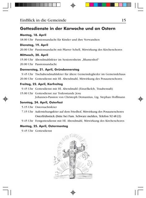 X - Evangelische Kirchengemeinde Ittersbach