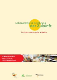 Lebensmittel und Ernährung der Zukunft - BLL