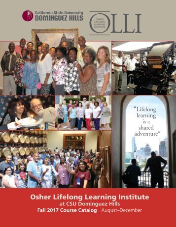 Fall 2017 OLLI Catalog