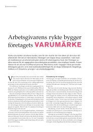 Varumärkesarbetet anses ofta vara synonymt med ... - Pharma Industry