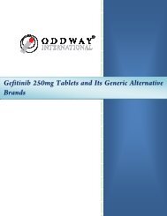 Gefitinib 250mg Tablets Generic Alternatives Brands at Reasonable Price