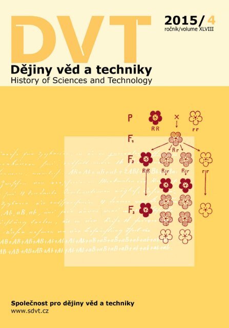 Dějiny věd a techniky 2015, 4