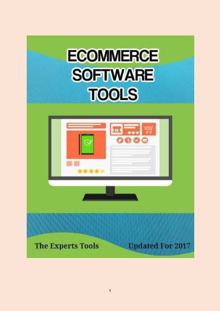 9 Ecommerce Software Tools