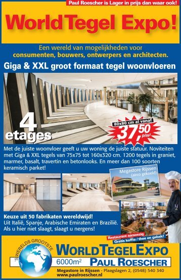 Roescher Adv World Tegel Expo Telegraaf IM 84x130 mm-c