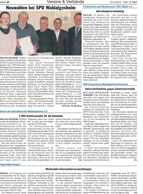 KW15 - Neue Binger Zeitung