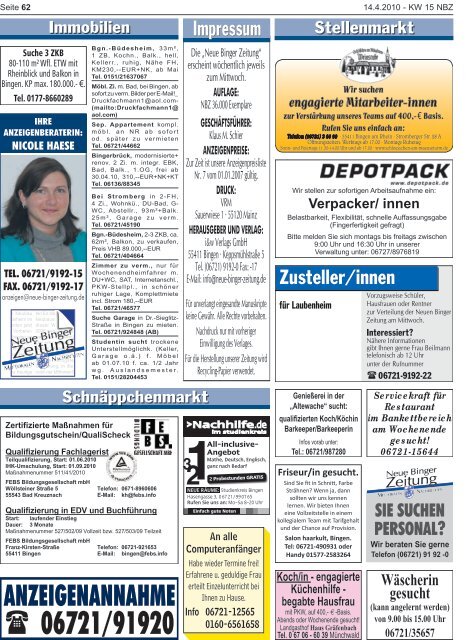 KW15 - Neue Binger Zeitung