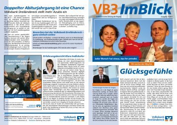 Titel: Glücksgefühle - Volksbank Dreiländereck eG