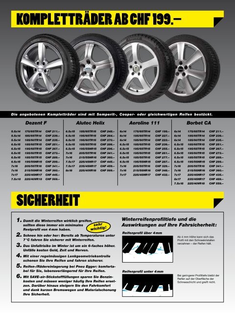 SCHNEEKETTEN wiNTErCHECK - Pneu Egger