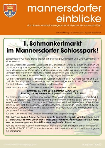 mannersdorfer einblicke - Mannersdorf am Leithagebirge