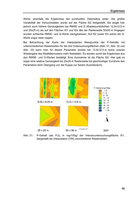 Flächenhafte und funktionale Analyse kleinräumiger ...