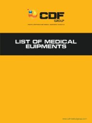 list of Medical Equipments