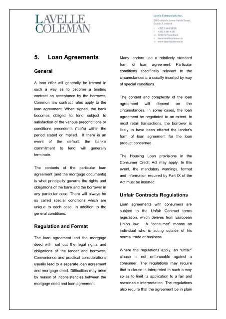 Mortgage Loan Agreement Template