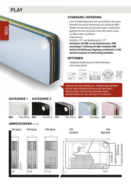 JAGA MOST WANTED RADIATORS € 2012.DE - Klimaconnect