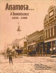 Anamosa - A Reminiscence 1838 - 1988