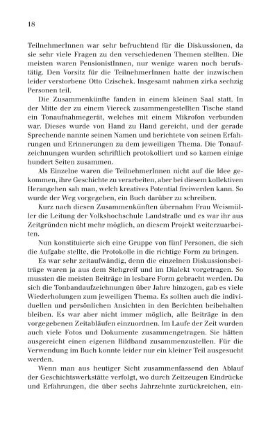 „… Bei uns in der Lofag …“ - Verband Wiener Volksbildung