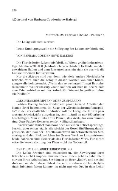 „… Bei uns in der Lofag …“ - Verband Wiener Volksbildung