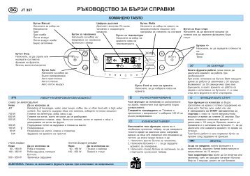 KitchenAid JT 357 ALU - JT 357 ALU BG (858735799640) Scheda programmi