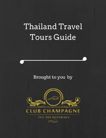 Thailand Travel Tours Guide