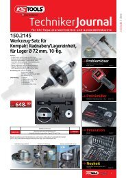 Für Kfz-Reparaturwerkstätten und Automobilindustrie - KS Tools AG