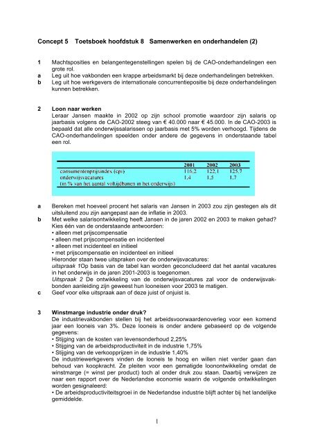 Toetsboek 8 Samenwerken en onderhandelen vwo (deel 2)