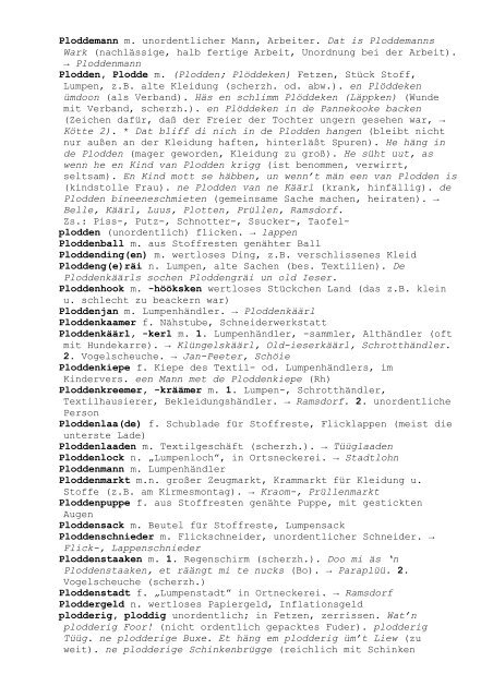 Wörterbuch der Westmünsterländischen Mundart - Kreis Borken