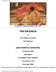 The Kalevala: Title Page
