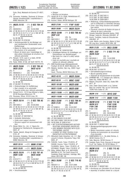 Bulletin 2009/07 - European Patent Office