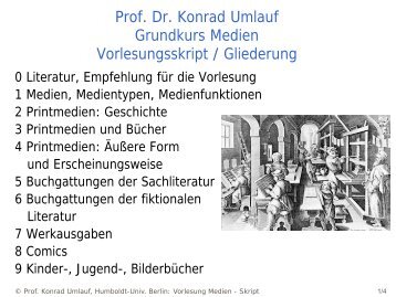 Umlauf (2004), Konrad: Moderne Buchkunde. 2. Aufl. Wiesbaden