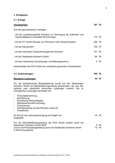 Beteiligungen der Landeshauptstadt Schwerin