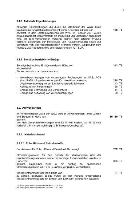 Beteiligungen der Landeshauptstadt Schwerin