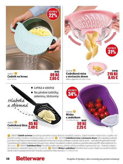 Betterware katalog září 2017