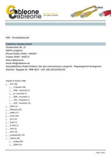 01/2010 PDF - Cable One