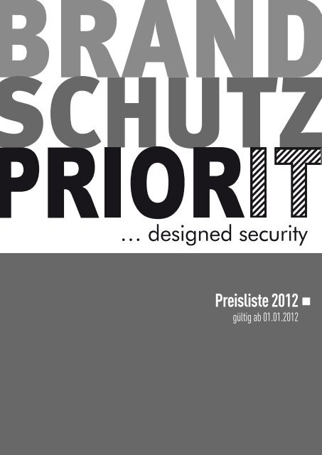 Preisliste 2012 - Priorit