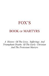 Foxes Book of Martyrs - John Fox