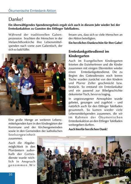 25. November 2011, 20.00 Uhr - Melanchthongemeinde Malsch