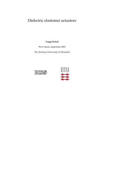 Dielectric Elastomer Actuators