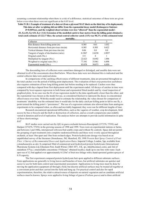 “Key Informant Survey” of Production, Value, Losses and ... - DfID