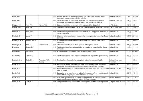 “Key Informant Survey” of Production, Value, Losses and ... - DfID