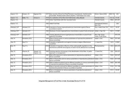 “Key Informant Survey” of Production, Value, Losses and ... - DfID