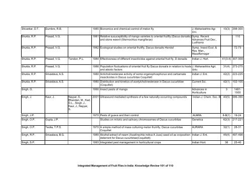 “Key Informant Survey” of Production, Value, Losses and ... - DfID