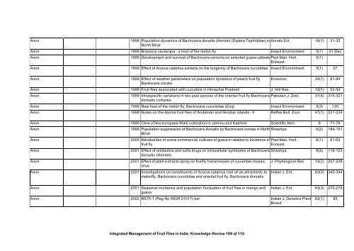 “Key Informant Survey” of Production, Value, Losses and ... - DfID