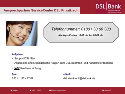 DSL Beamten- Und Akademikerdarlehen