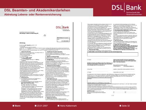 DSL Beamten- Und Akademikerdarlehen