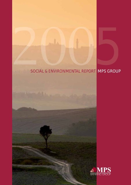 social &amp; environmental report mps group - Monte dei Paschi di ...