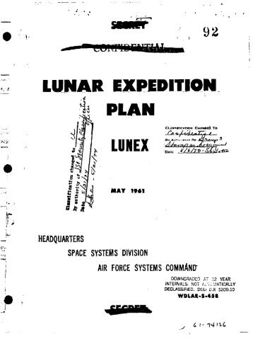 LUNAR EXPEDITION PLAN