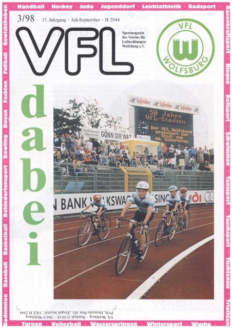 Tag des Talentes 1998 in Hannover VfL - vfl-wob