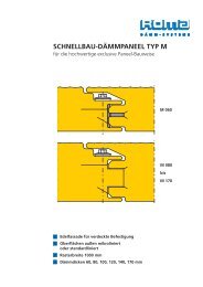 SCHNELLBAU-DÄMMPANEEL TYP M