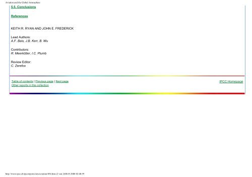 Aviation and the Global Atmosphere