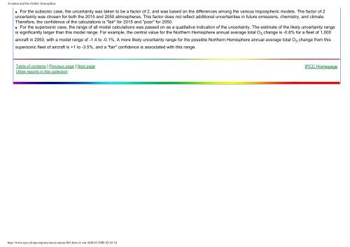 Aviation and the Global Atmosphere